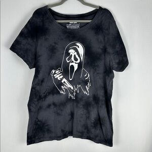 Torrid Ghost Face Grey Crew Neck T-Shirt